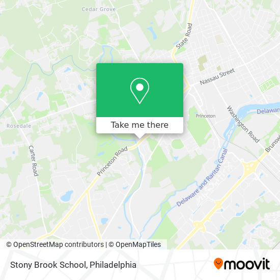 Mapa de Stony Brook School