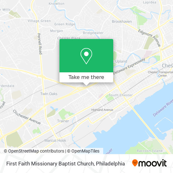 First Faith Missionary Baptist Church map