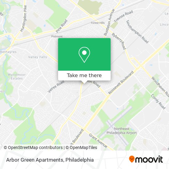 Arbor Green Apartments map