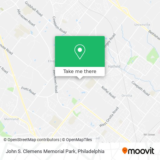 John S. Clemens Memorial Park map