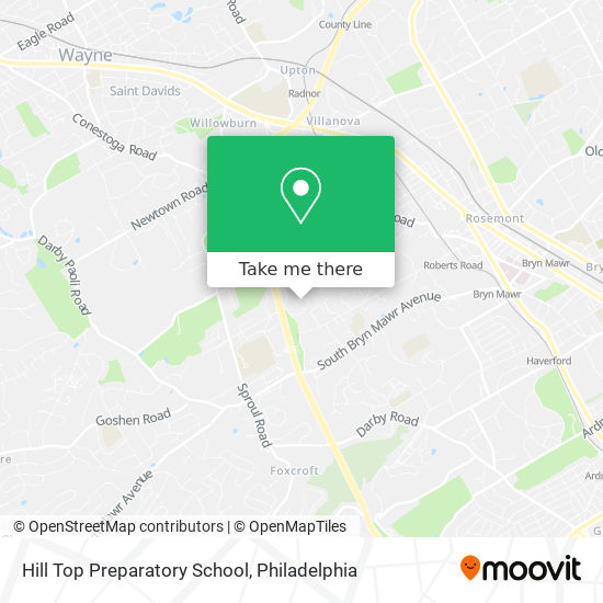 Hill Top Preparatory School map