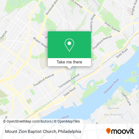 Mapa de Mount Zion Baptist Church