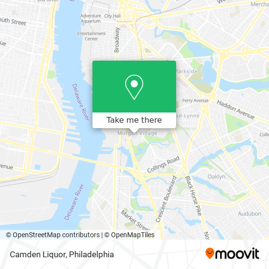 Camden Liquor map