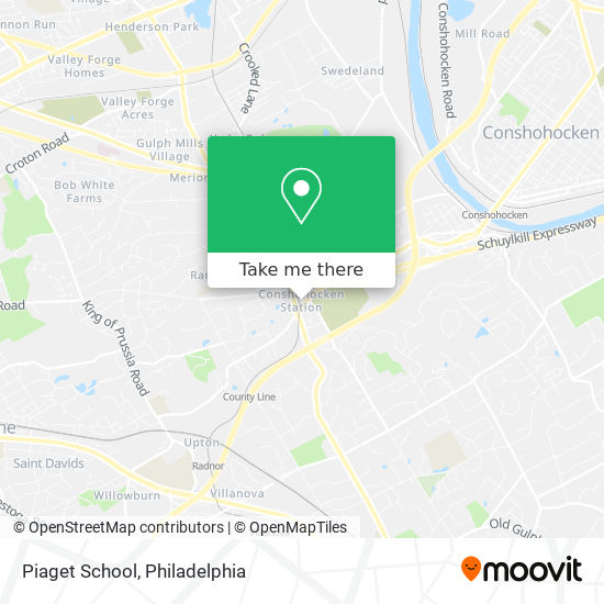 Piaget School map