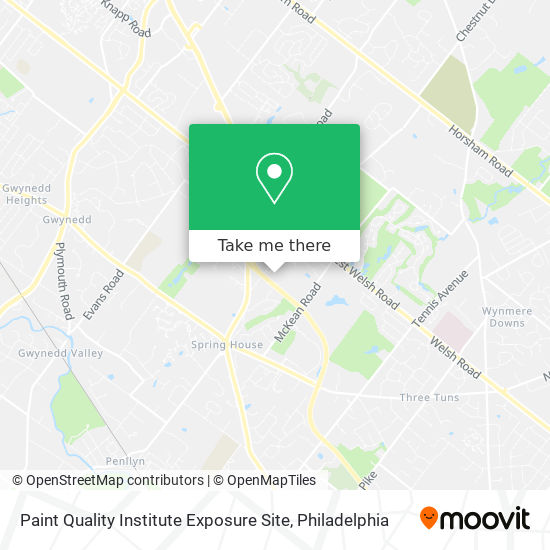 Paint Quality Institute Exposure Site map