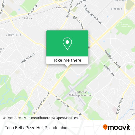 Taco Bell / Pizza Hut map