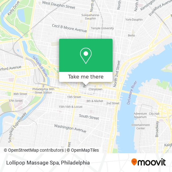 Lollipop Massage Spa map