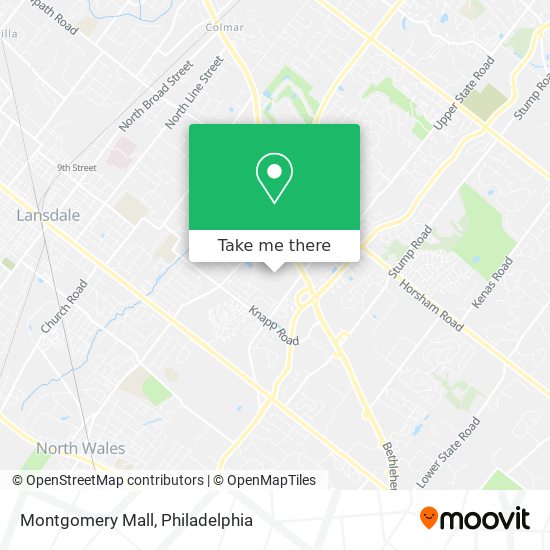 Mapa de Montgomery Mall