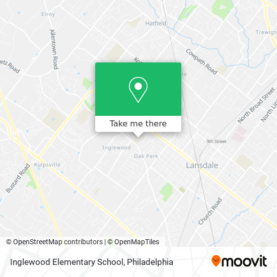 Inglewood Elementary School map