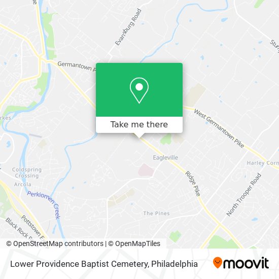 Mapa de Lower Providence Baptist Cemetery
