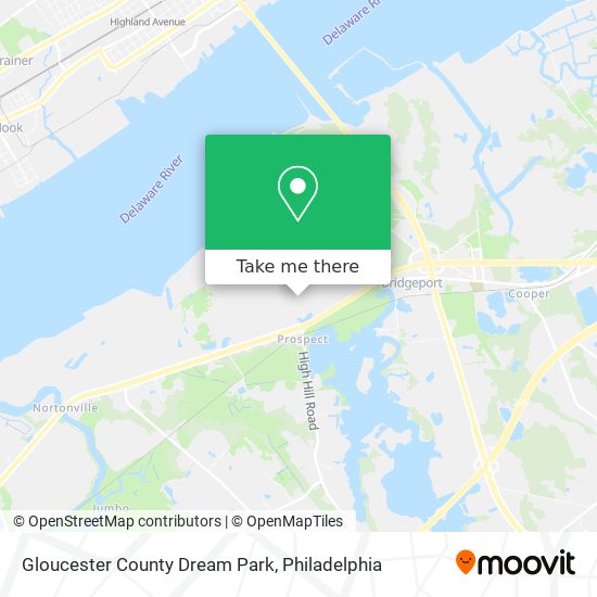 Mapa de Gloucester County Dream Park