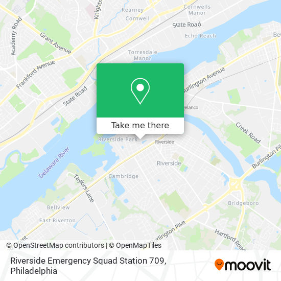 Riverside Emergency Squad Station 709 map