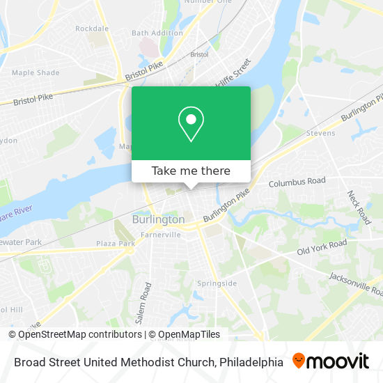 Mapa de Broad Street United Methodist Church