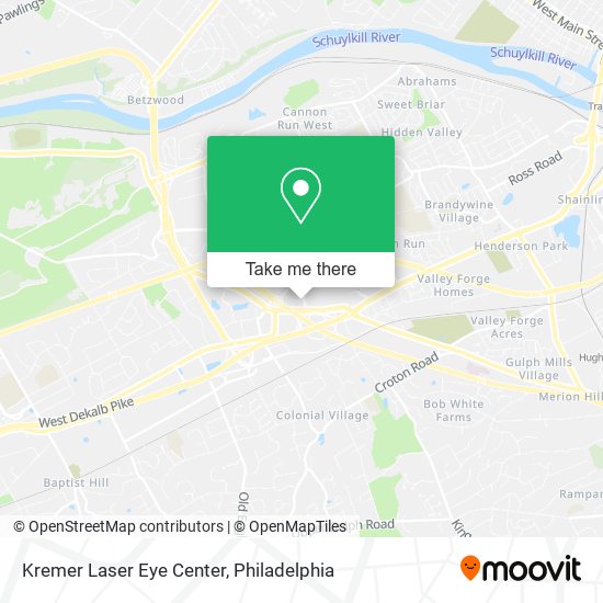 Kremer Laser Eye Center map