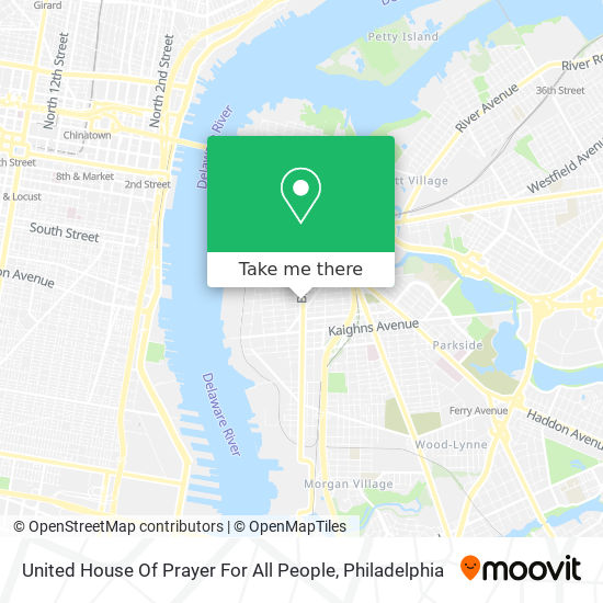 Mapa de United House Of Prayer For All People