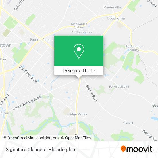 Signature Cleaners map