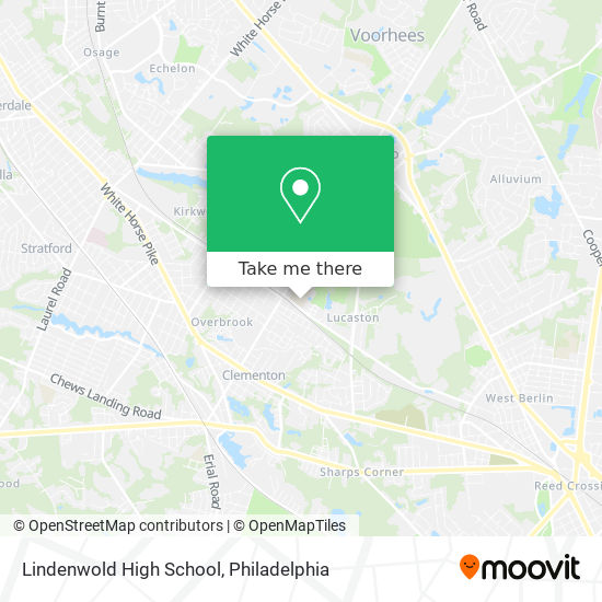 Mapa de Lindenwold High School