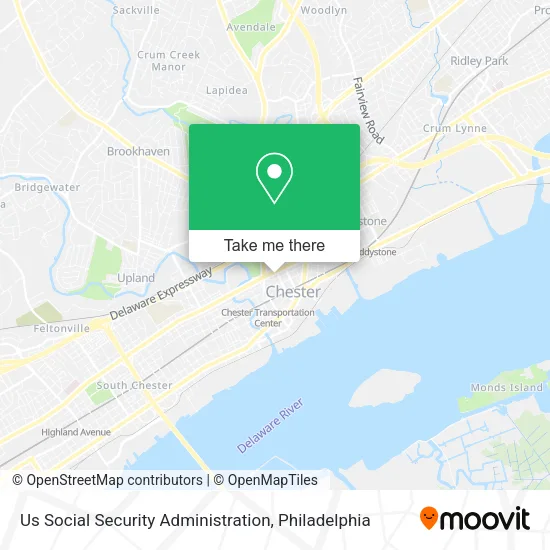 Us Social Security Administration map