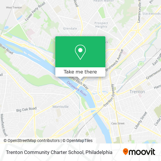 Mapa de Trenton Community Charter School
