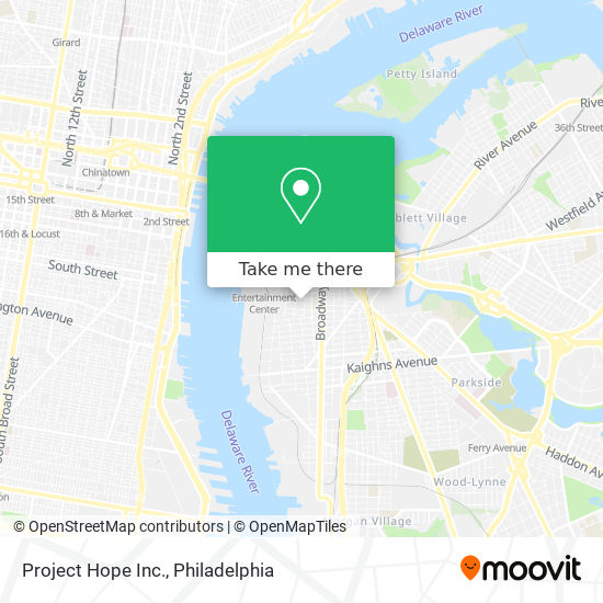 Project Hope Inc. map