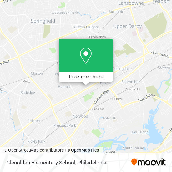 Mapa de Glenolden Elementary School