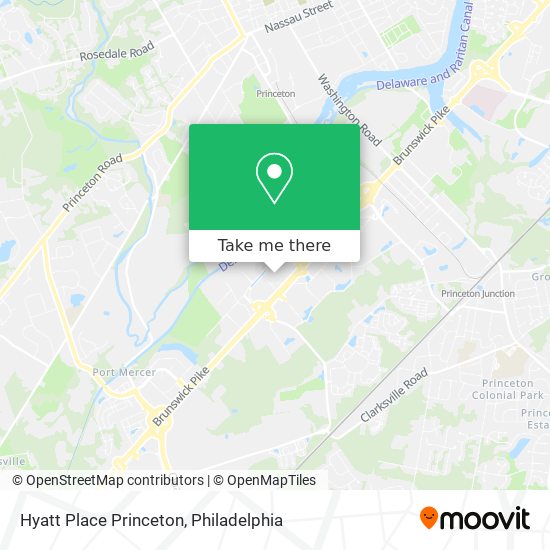 Mapa de Hyatt Place Princeton