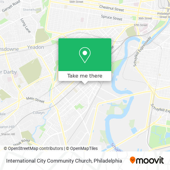 International City Community Church map