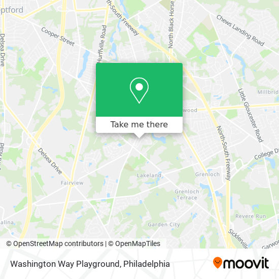 Washington Way Playground map