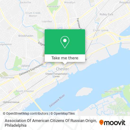 Mapa de Association Of American Citizens Of Russian Origin