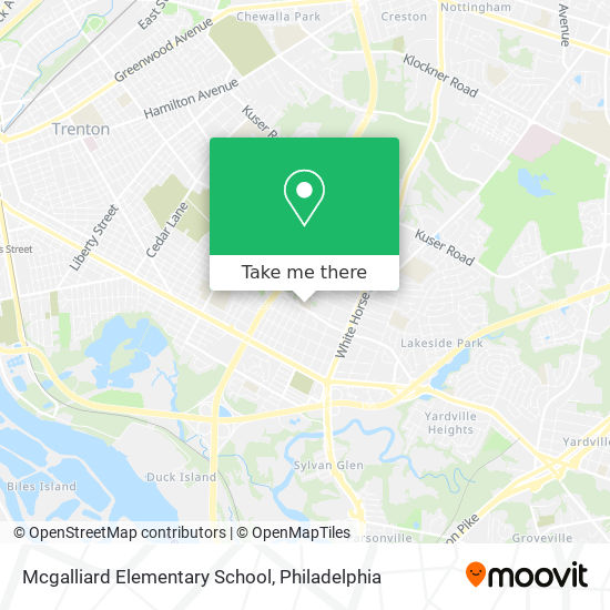 Mapa de Mcgalliard Elementary School