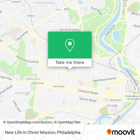 New Life In Christ Mission map