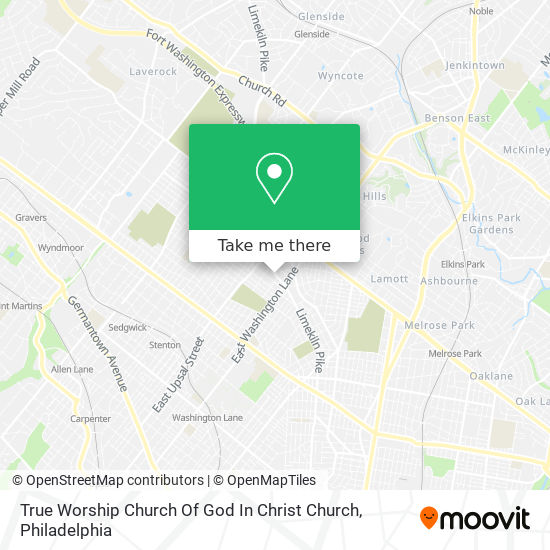 True Worship Church Of God In Christ Church map