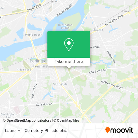 Laurel Hill Cemetery map