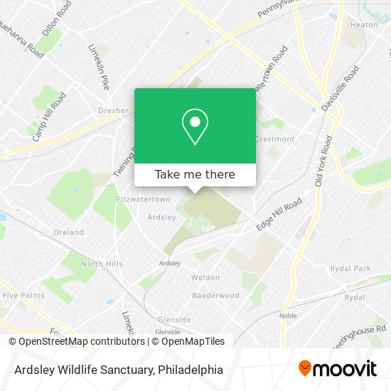 Mapa de Ardsley Wildlife Sanctuary