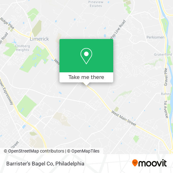 Mapa de Barrister's Bagel Co