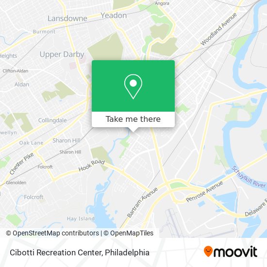 Cibotti Recreation Center map