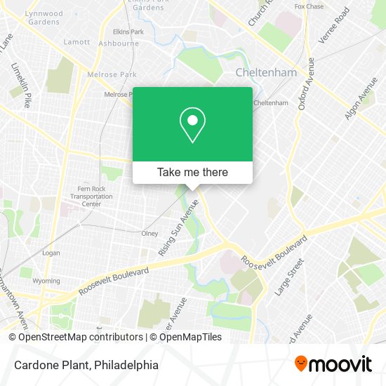 Mapa de Cardone Plant