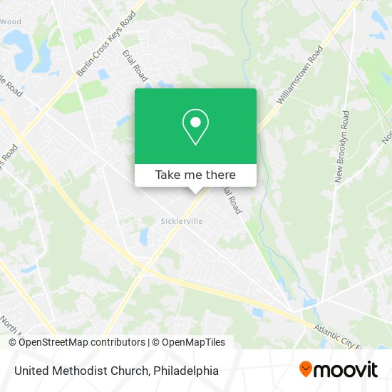 Mapa de United Methodist Church