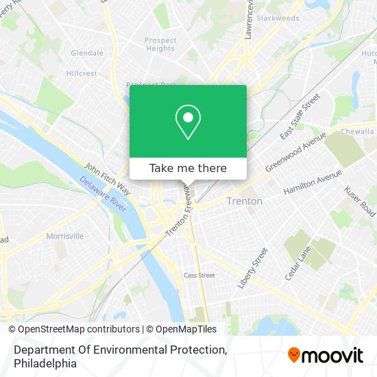 Department Of Environmental Protection map