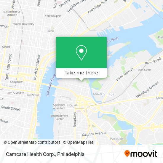 Camcare Health Corp. map