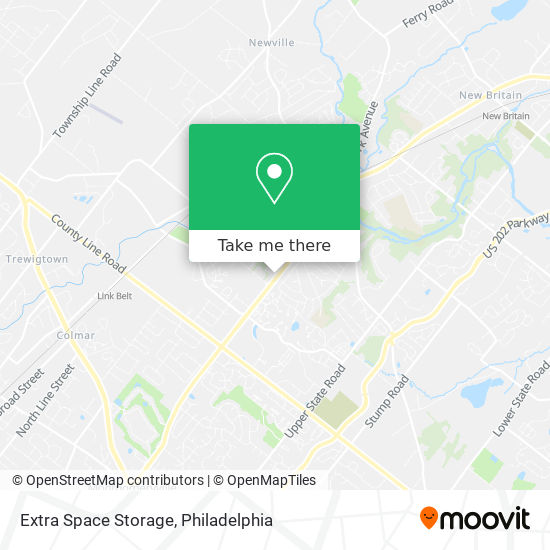 Mapa de Extra Space Storage
