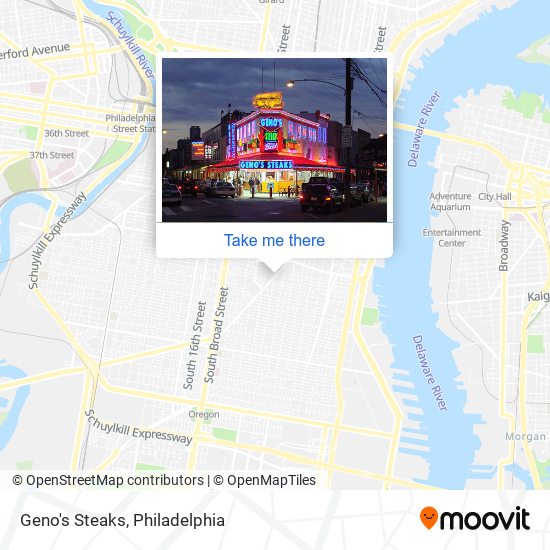 Mapa de Geno's Steaks