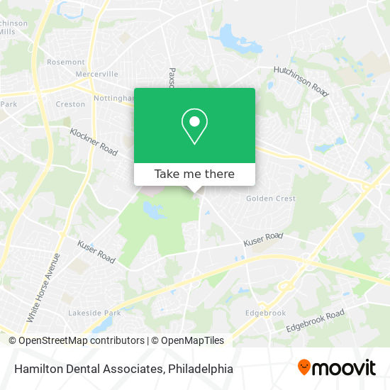 Hamilton Dental Associates map