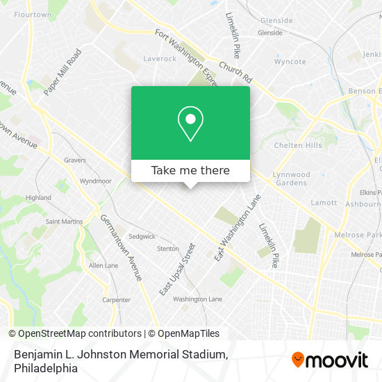 Mapa de Benjamin L. Johnston Memorial Stadium