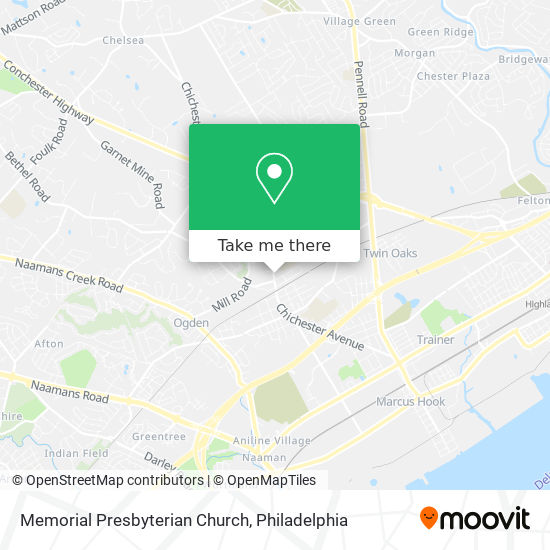 Mapa de Memorial Presbyterian Church