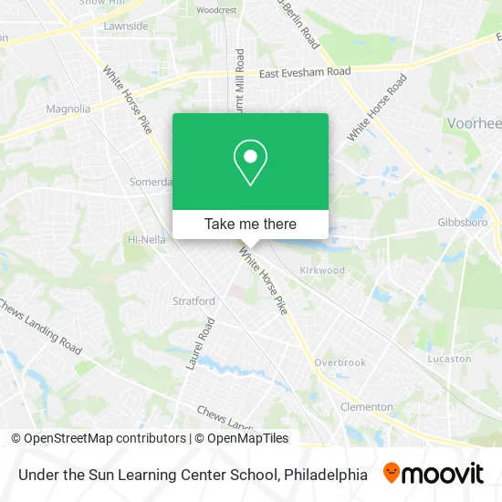 Under the Sun Learning Center School map