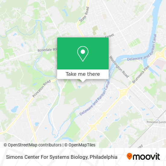 Simons Center For Systems Biology map