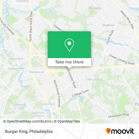 Burger King map