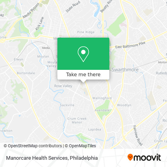 Mapa de Manorcare Health Services