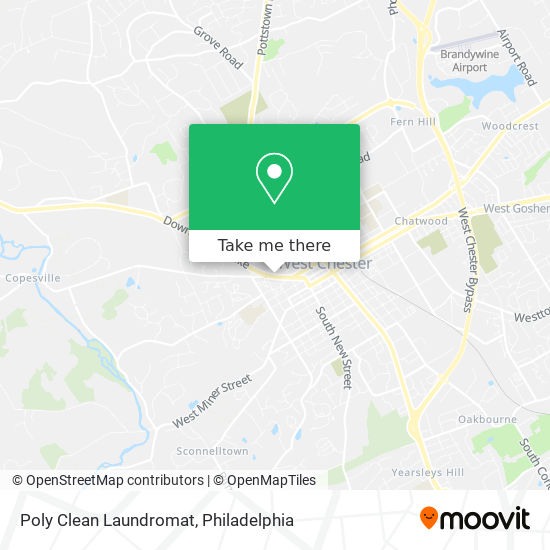 Poly Clean Laundromat map